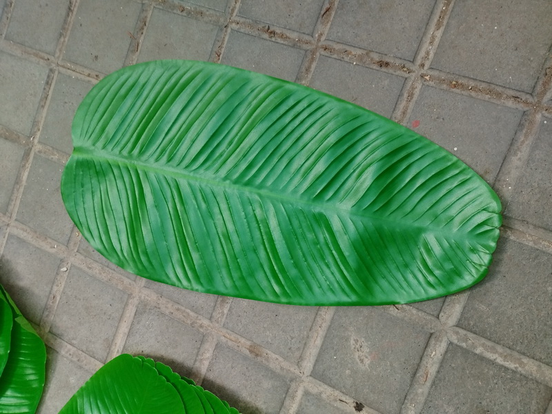 hoja platanero ficticio 46x23 40u